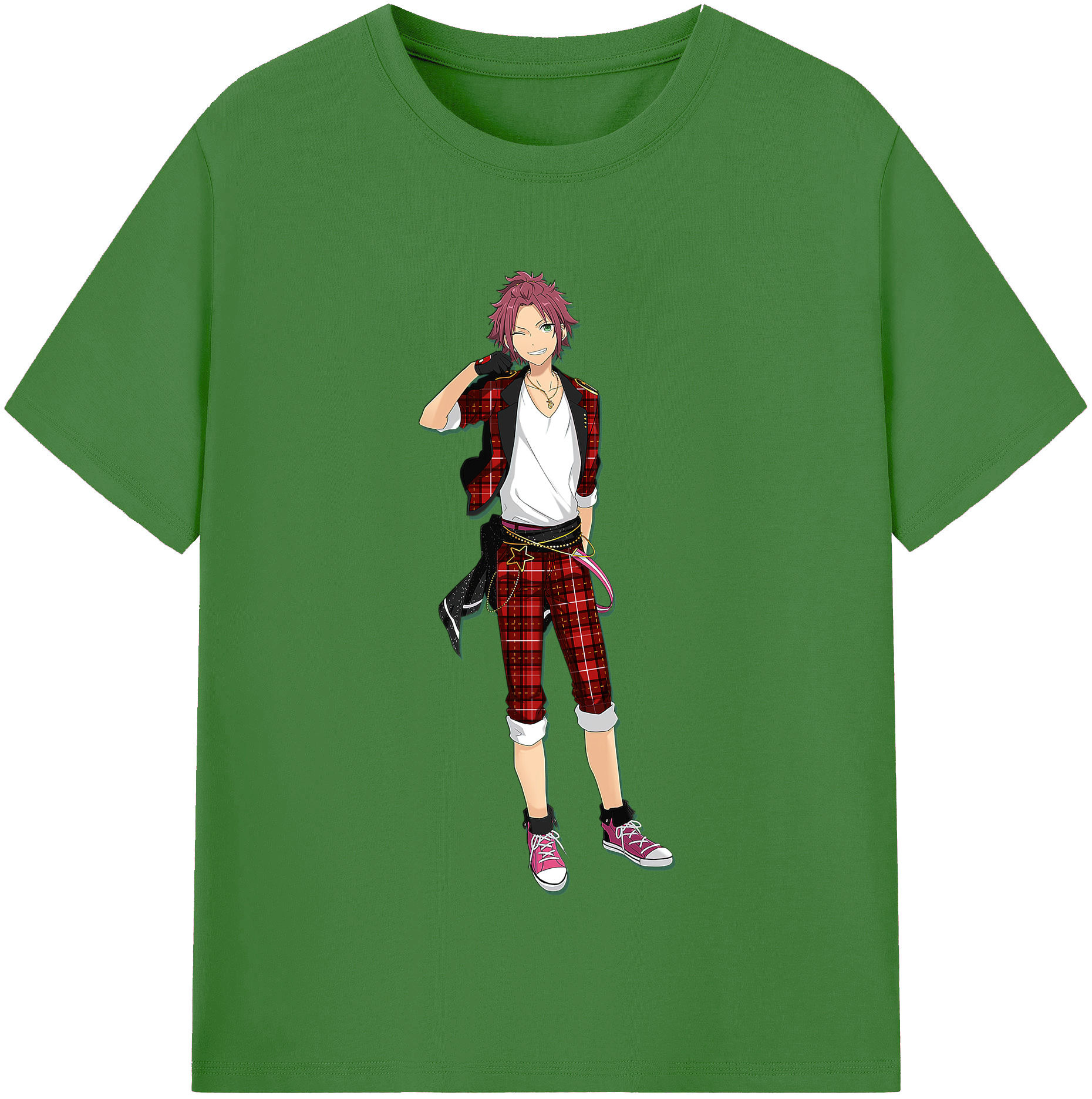 （画像用） あんさんぶるスターズ! Ensemble Stars レディースカジュアルプリントTシャツ（綿100％）